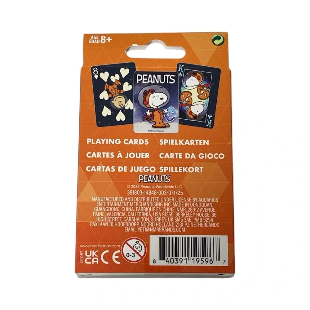 Peanuts Gang Apollo Launch Playing Cards - New In Box - Picture 2 of 2